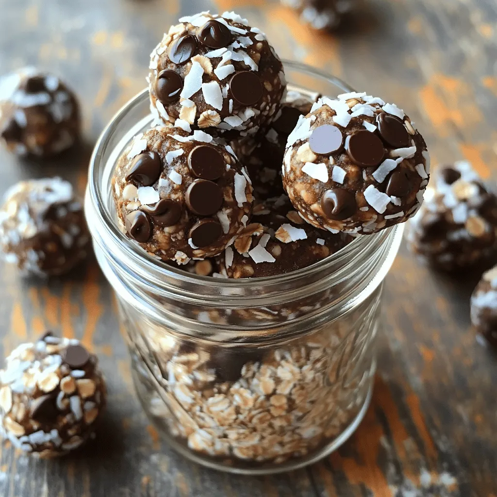 Coconut Chocolate Energy Bites Quick and Easy Recipe