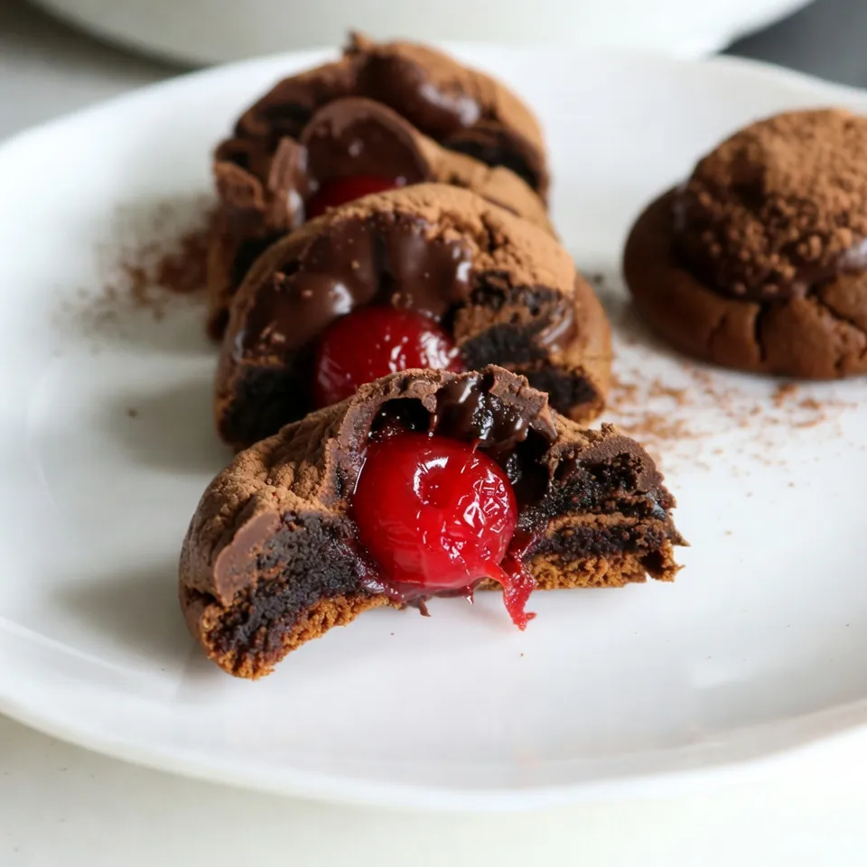 Chocolate Covered Cherry Cookies Delightful Treat