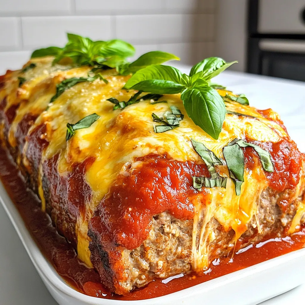 Stuffed Italian Meatloaf Flavorful and Hearty Dish