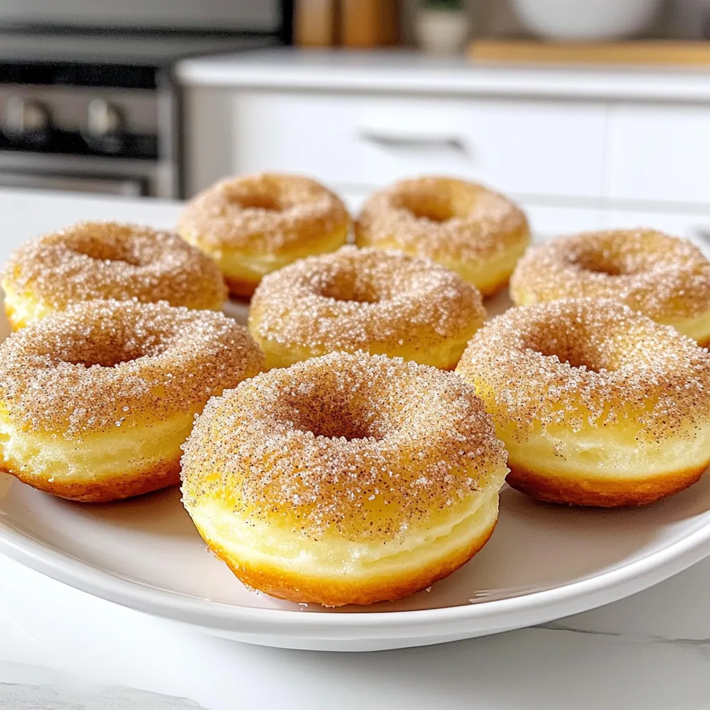 Air Fryer Cinnamon Sugar Donuts Quick and Tasty Treat