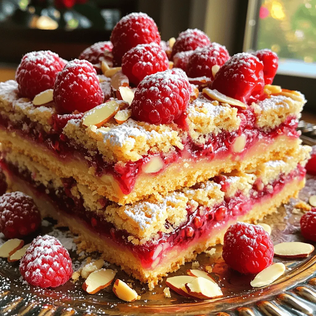 Raspberry Almond Shortbread Bars Simple and Tasty Treat