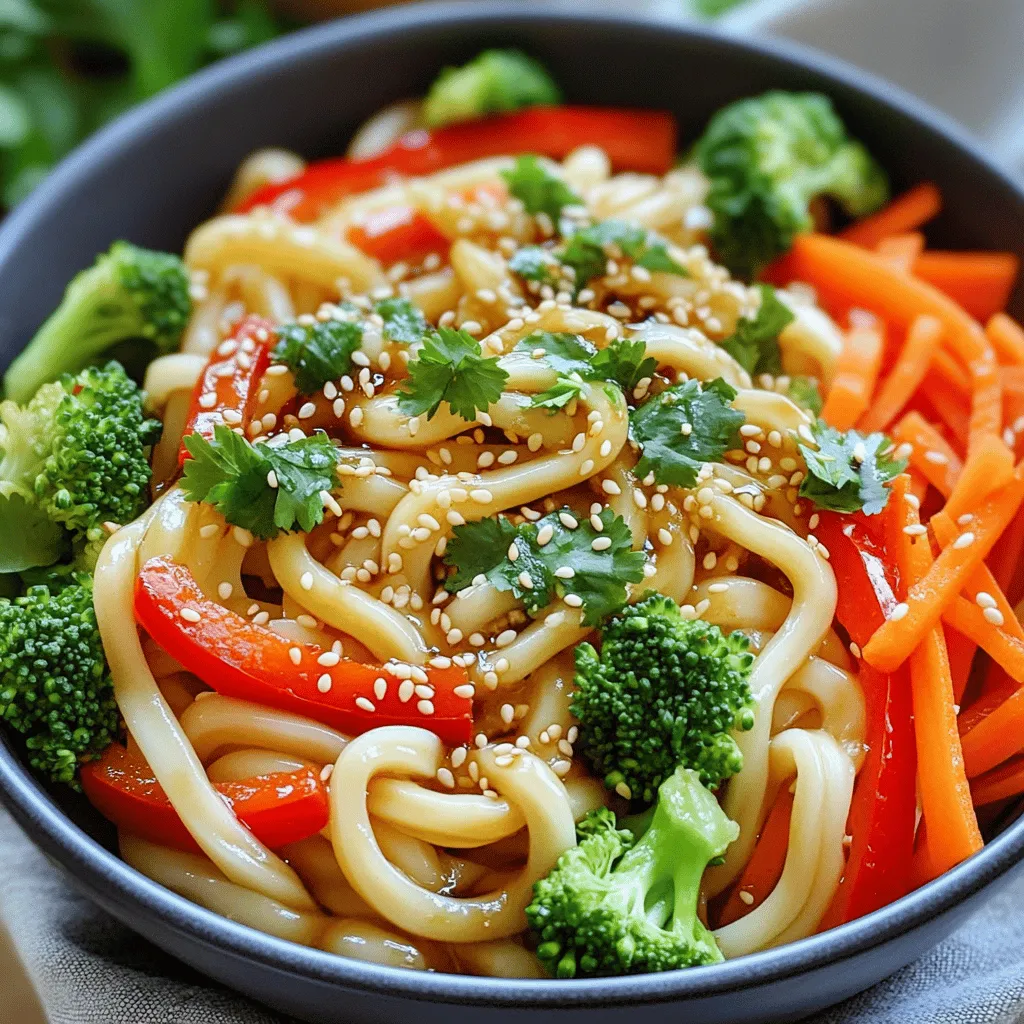 Spicy Sesame Udon Noodles Flavorful and Simple Dish