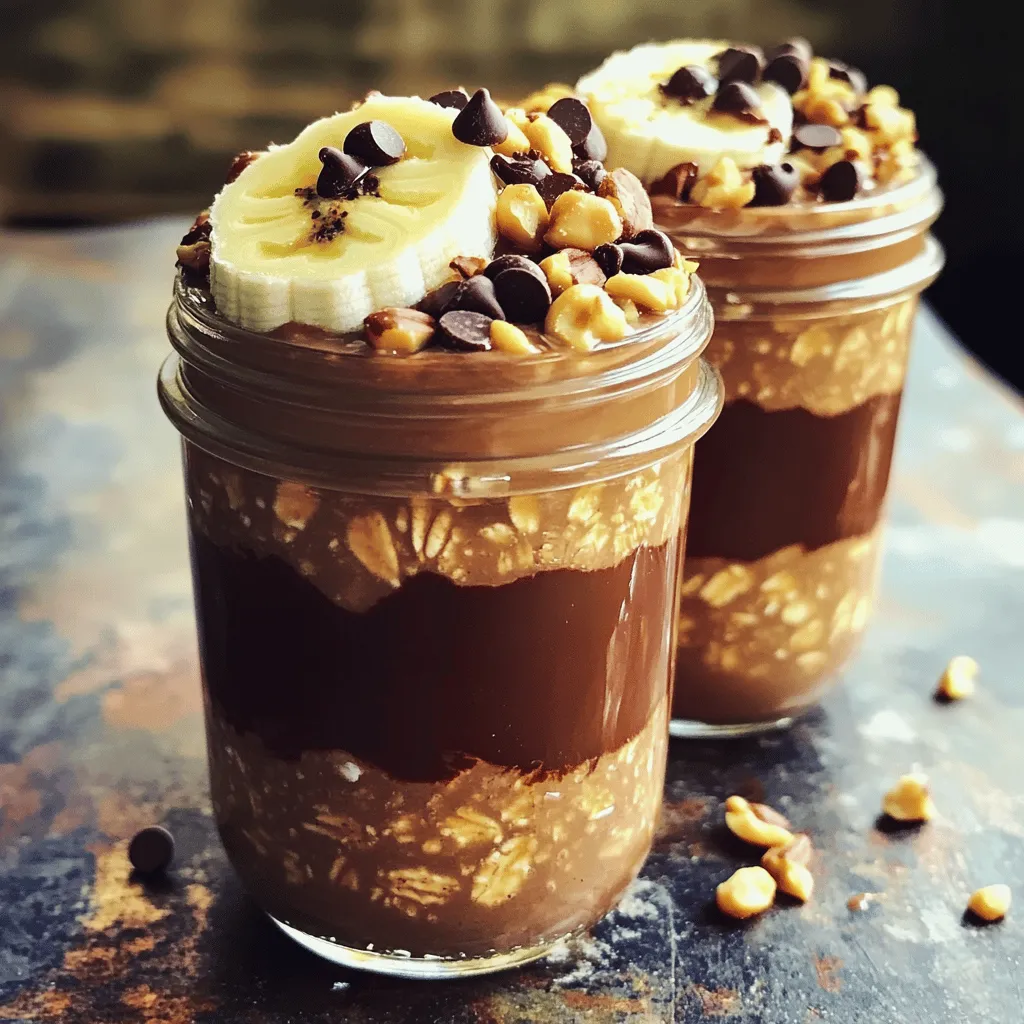 Chocolate Peanut Butter Overnight Oats Easy Recipe
