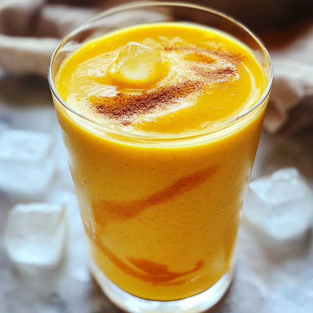 Pumpkin Spice Protein Smoothie Tasty and Healthy Sip