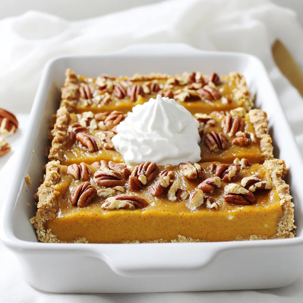 Pumpkin Pecan Pie Bars Easy and Delicious Treat