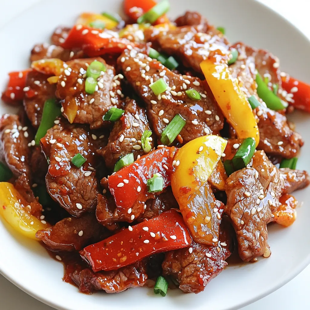 Crispy Chilli Beef Quick and Flavorful Dinner Dish
