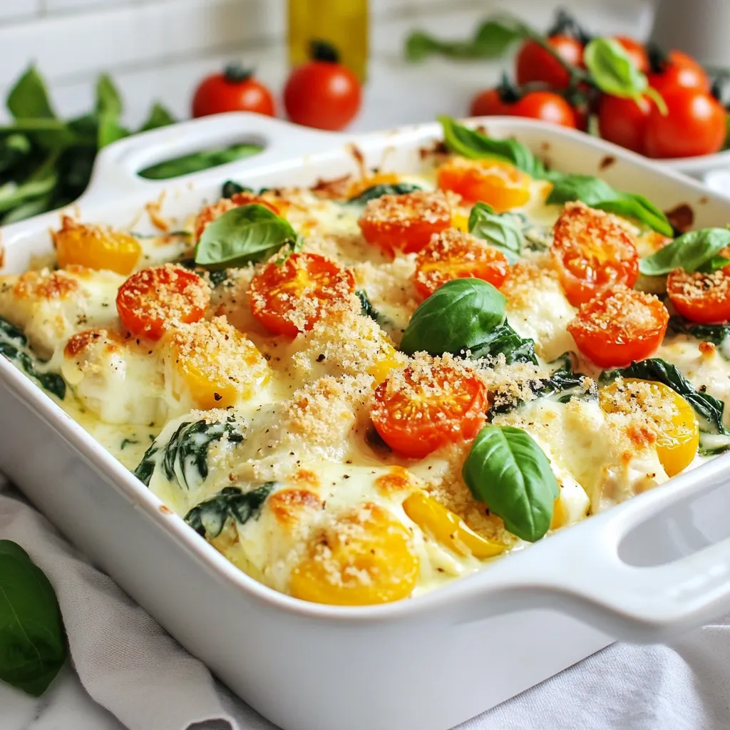 Creamy Chicken Spinach Bake Simple Delight Recipe