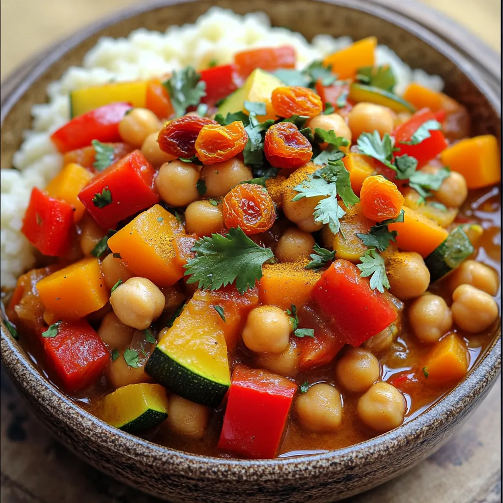 Slow Cooker Moroccan Chickpea Stew Flavorful Meal