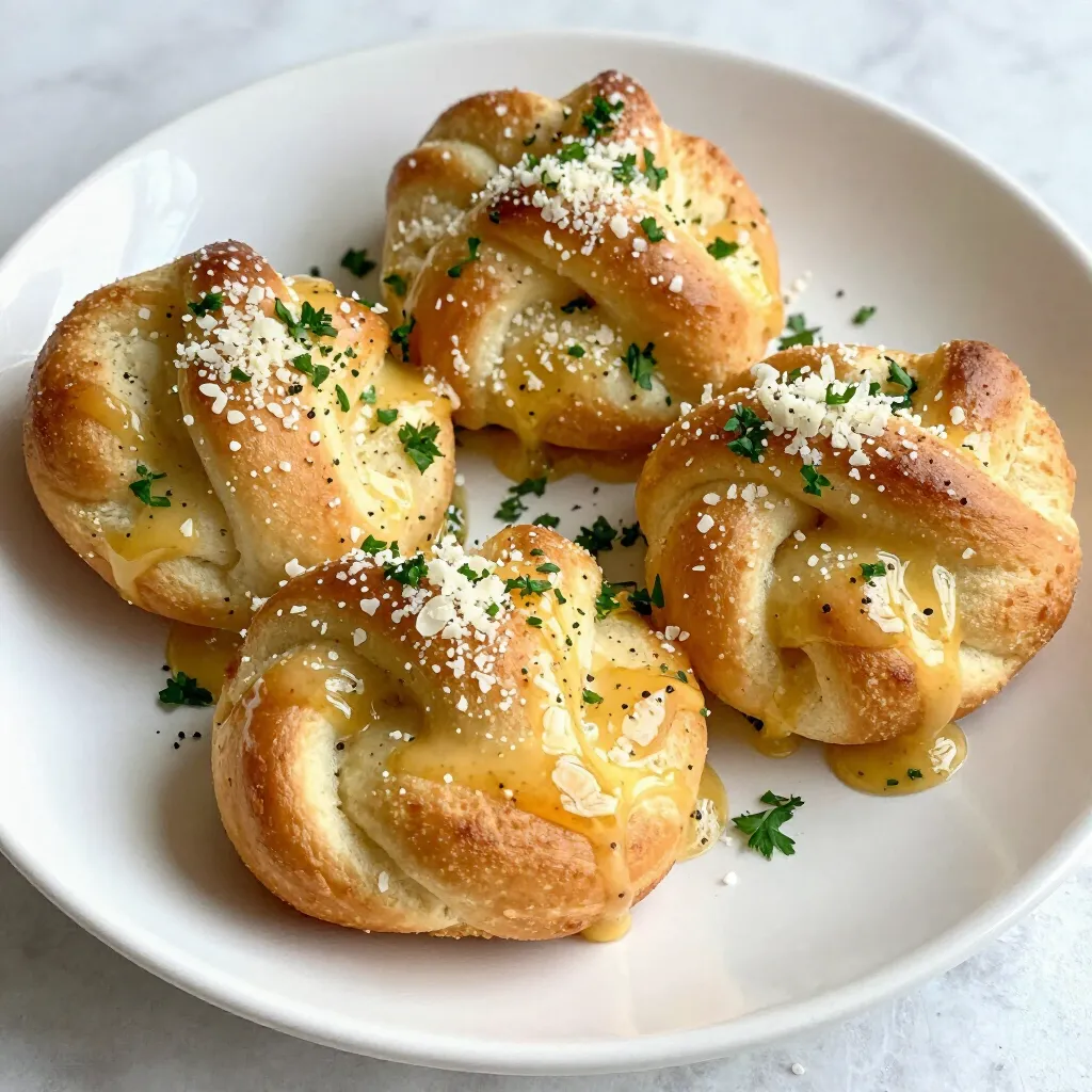 Garlic Parmesan Knots Flavorful and Easy Appetizer