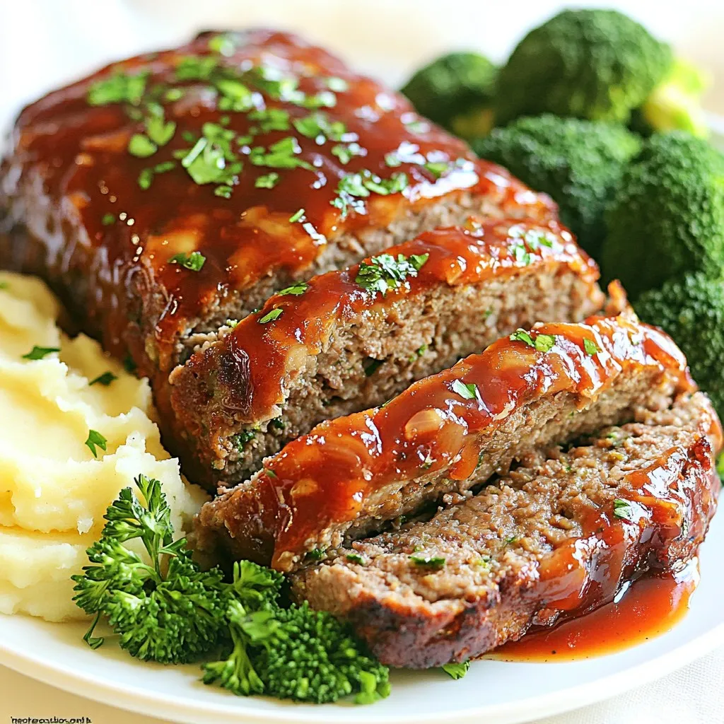 Glazed Meatloaf Dinner Delight Easy and Flavorful Meal