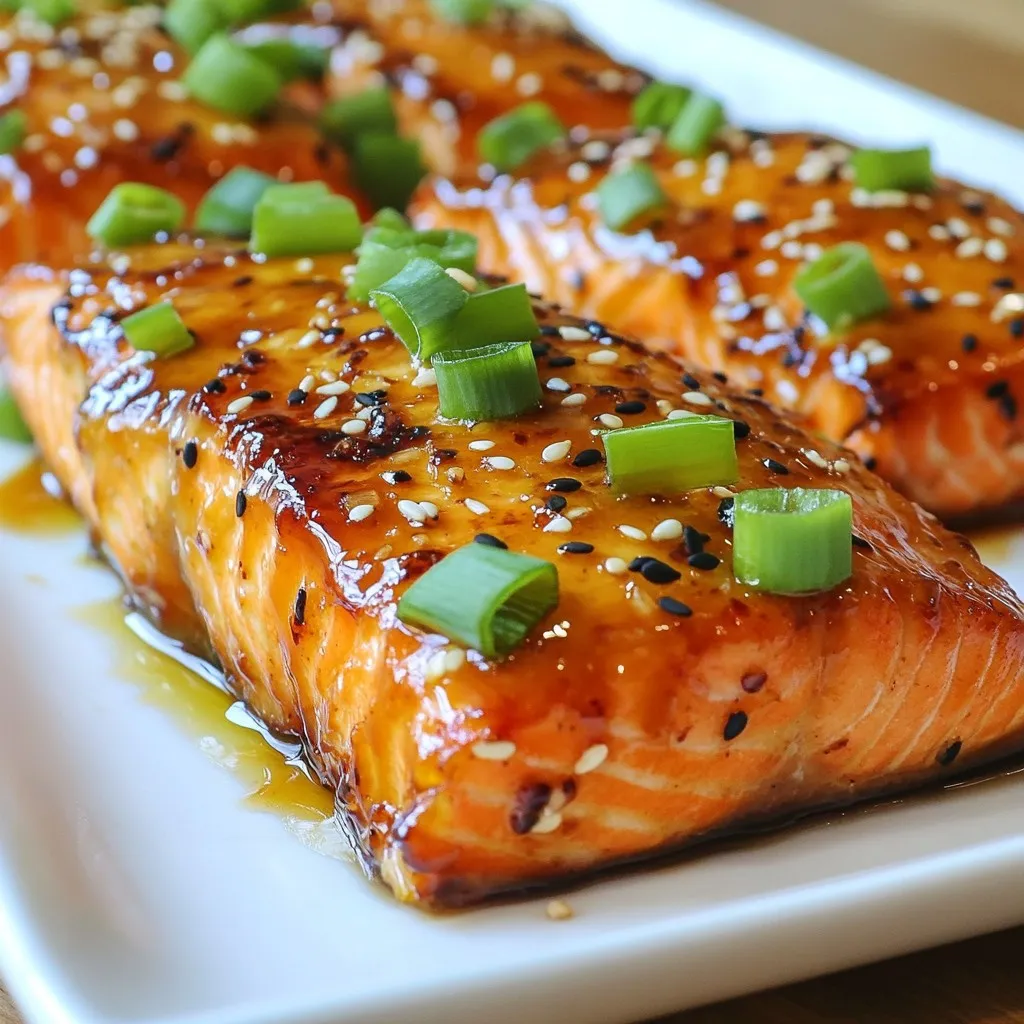 Honey Garlic Glazed Salmon Tasty and Easy Recipe