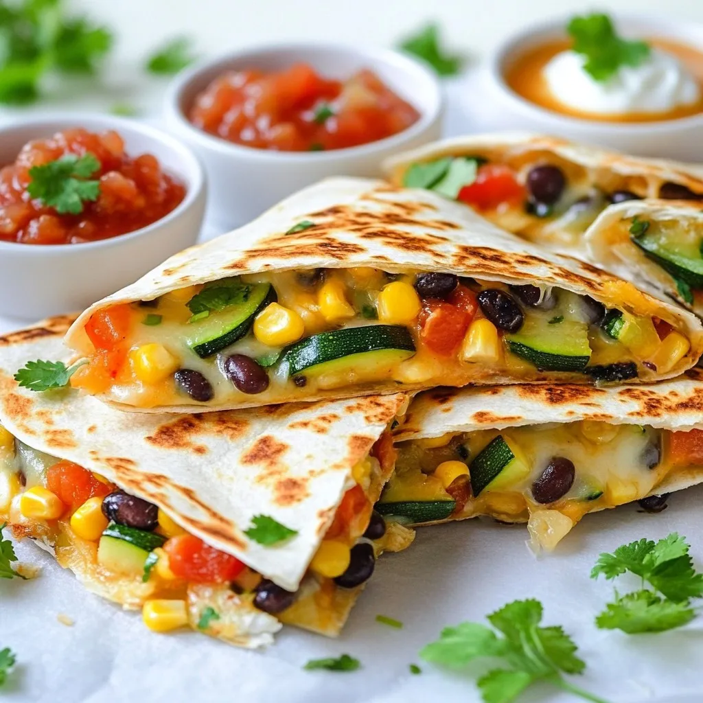 Loaded Veggie Quesadillas Flavorful and Easy Recipe