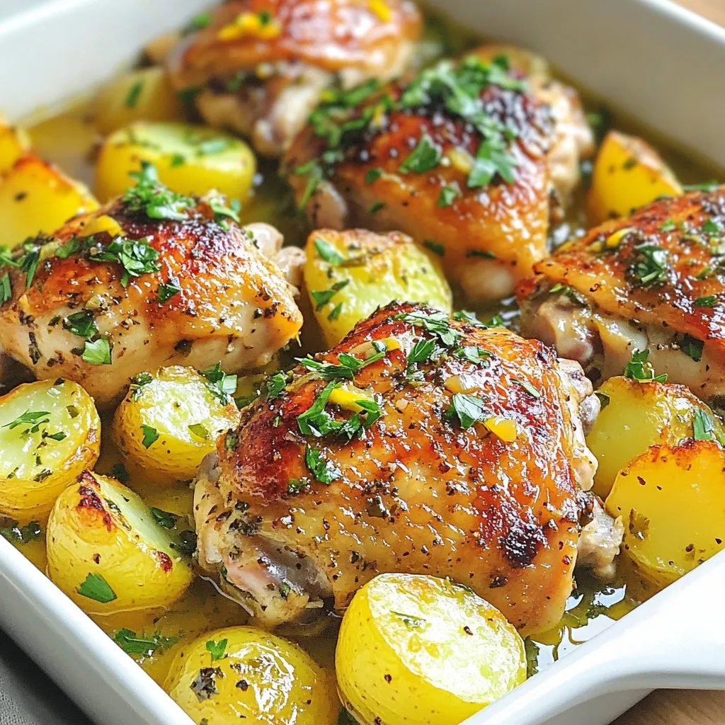One-Pan Chicken and Potatoes Simple Home Recipe