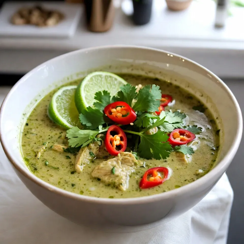 Coconut Lime Chicken Soup Flavorful and Nourishing Meal