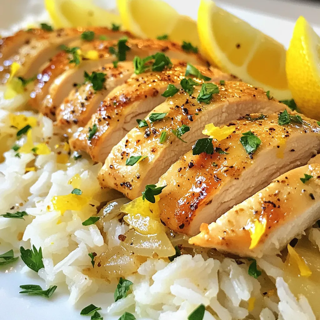 Lemon Herb Chicken and Rice Flavors that Delight