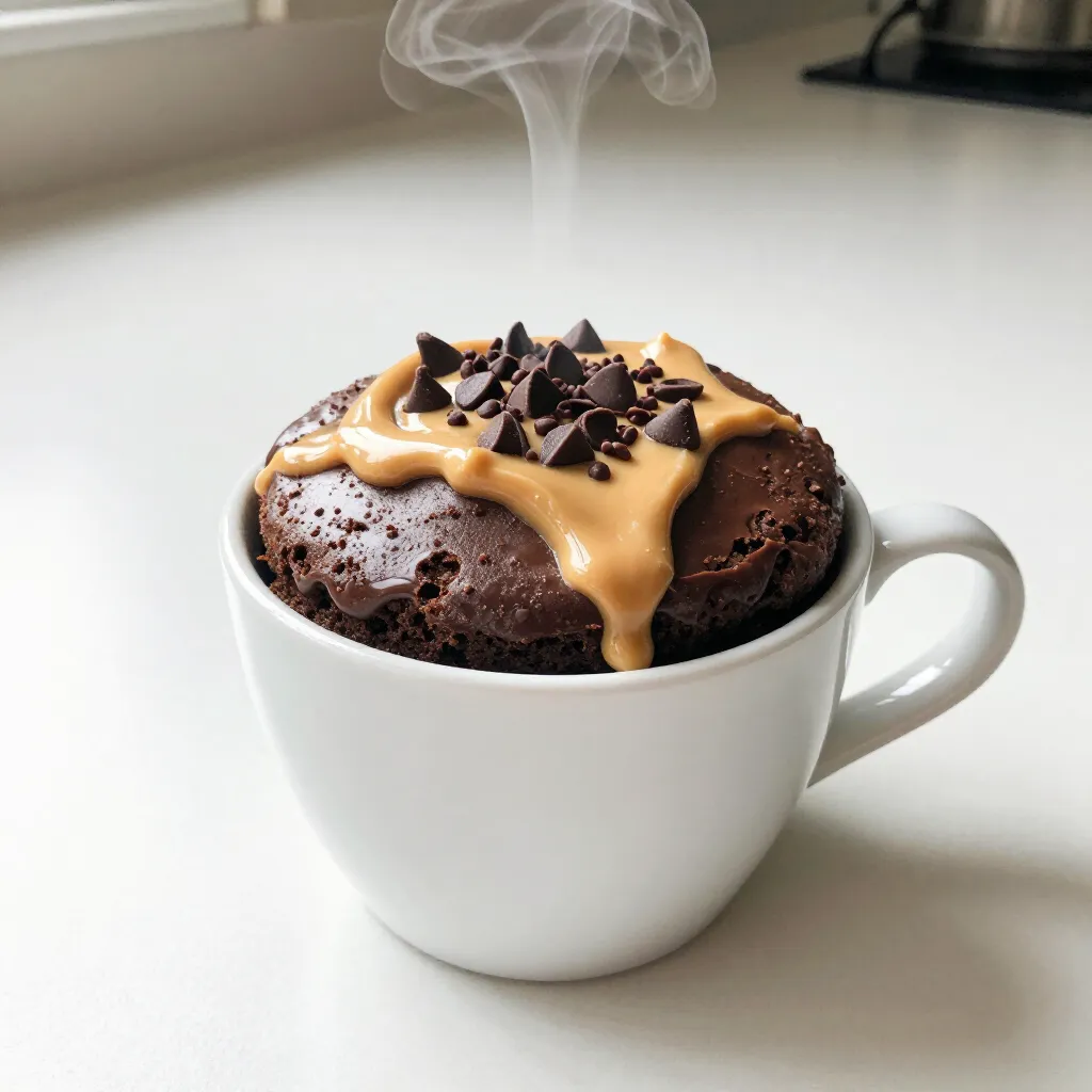 Chocolate Peanut Butter Mug Cake Simple and Tasty Treat