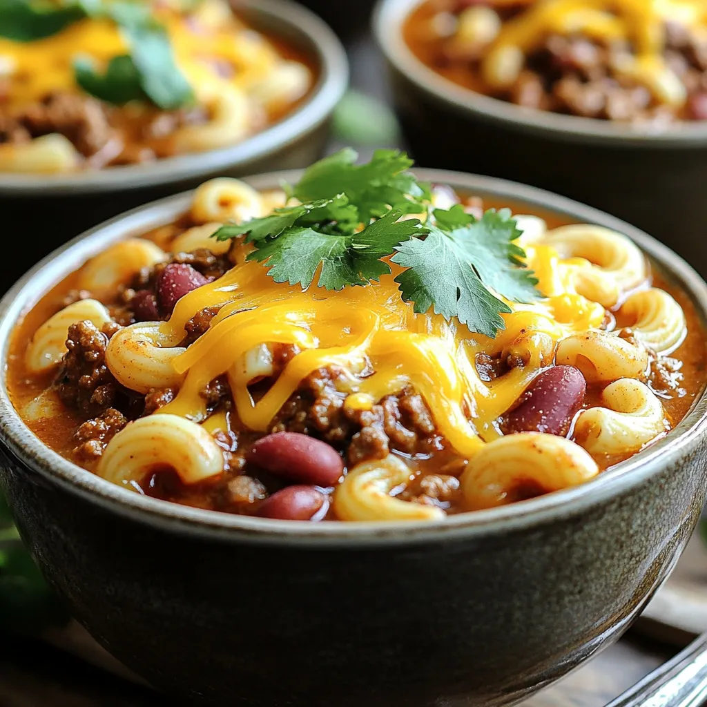 Savory Slow Cooker Chili Mac Hearty Comfort Meal