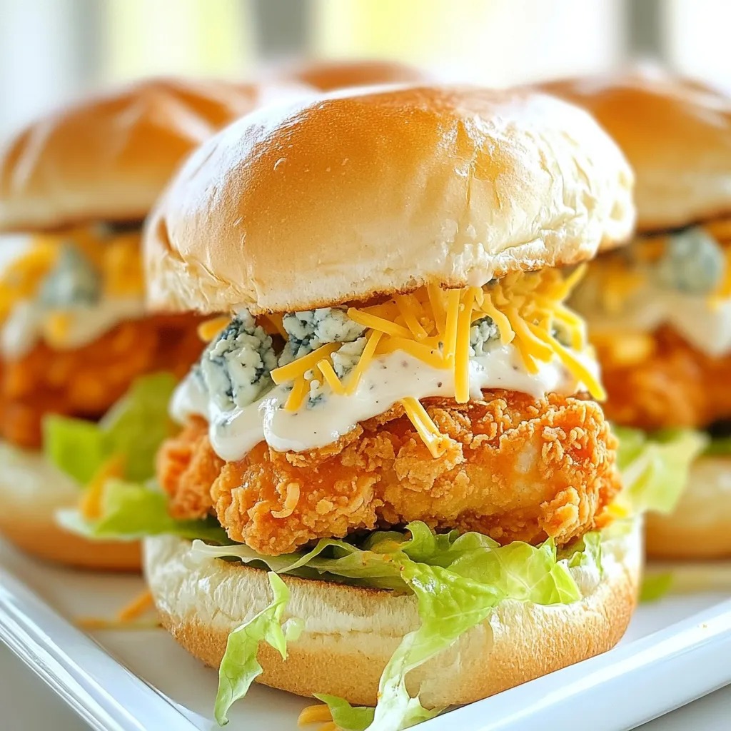 Crispy Buffalo Chicken Sliders Easy and Tasty Recipe