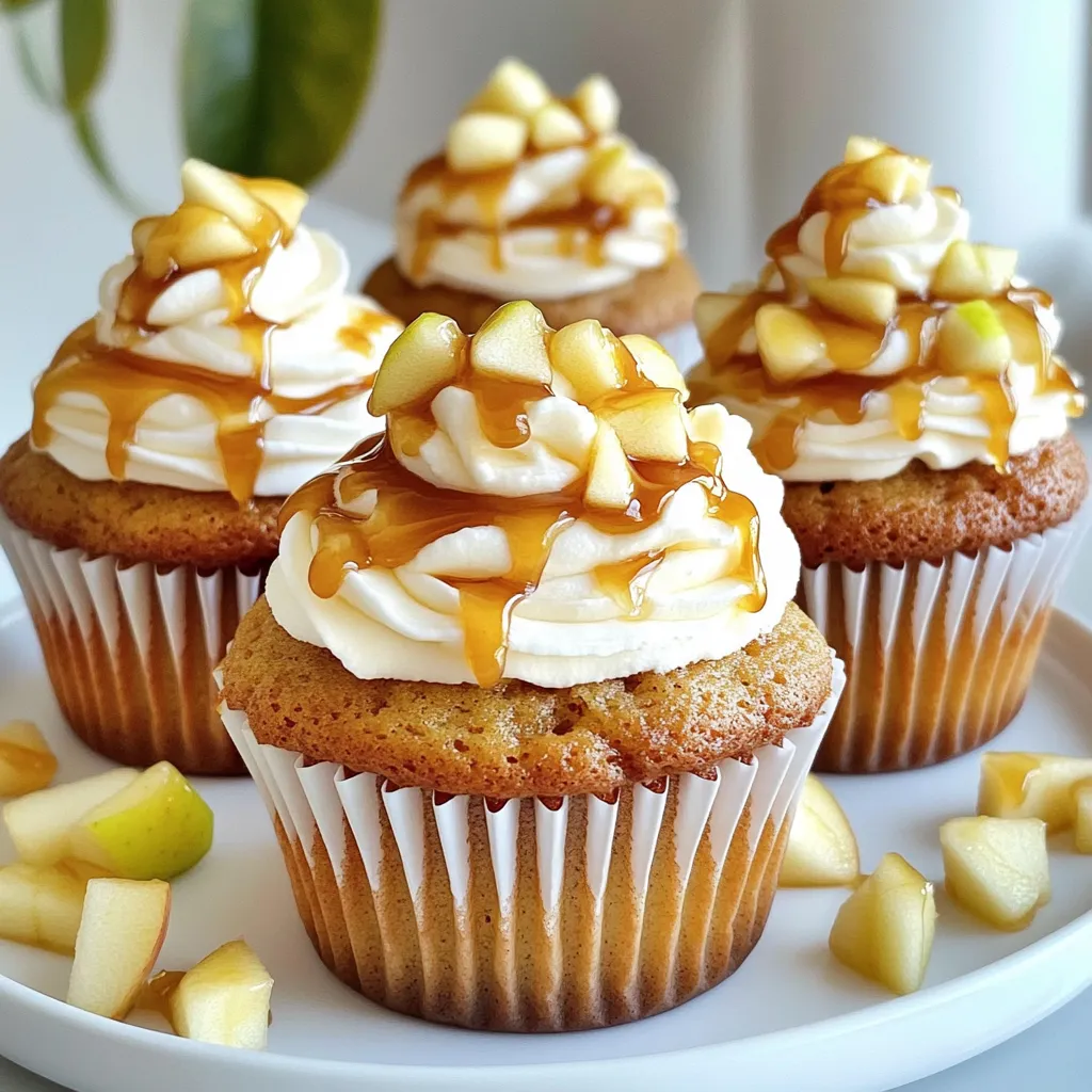 Caramel Apple Cupcakes Delightful Fall Treat Recipe
