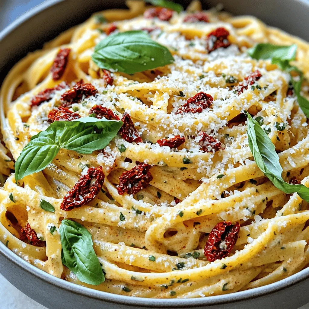 Creamy Sun-Dried Tomato Pasta Delicious and Quick Meal