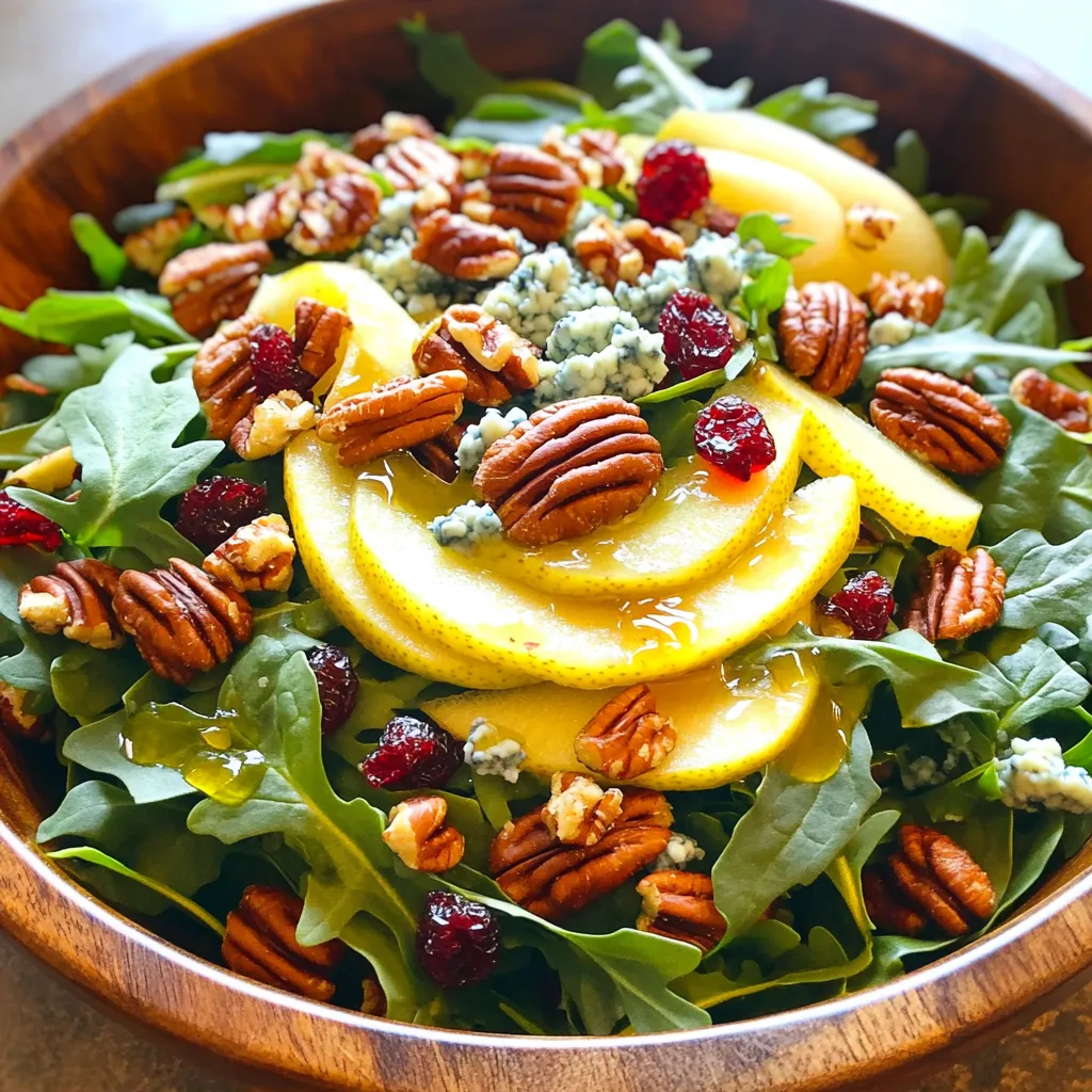Pear &#038; Pecan Harvest Salad Fresh and Flavorful Delight