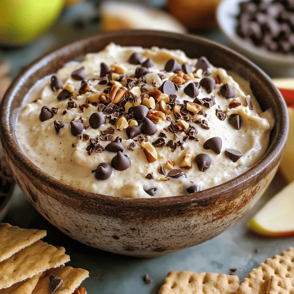 Chocolate Chip Cookie Dough Dip Irresistible Snack