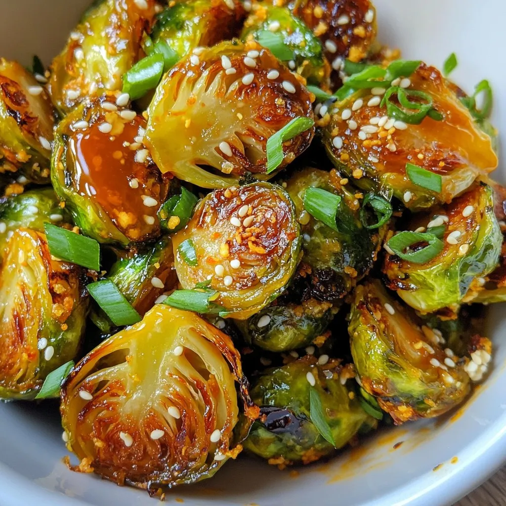 Honey Sriracha Brussels Sprouts Flavorful Side Dish