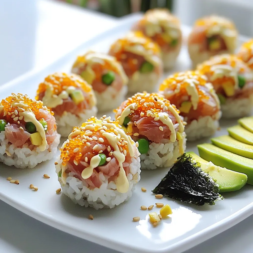 Spicy Tuna Sushi Balls Flavorful and Easy Recipe