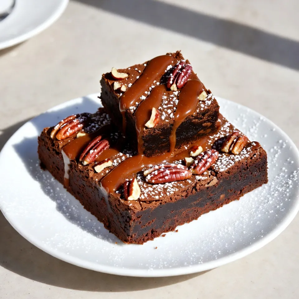 Chocolate Turtle Brownies Delightful and Easy Recipe