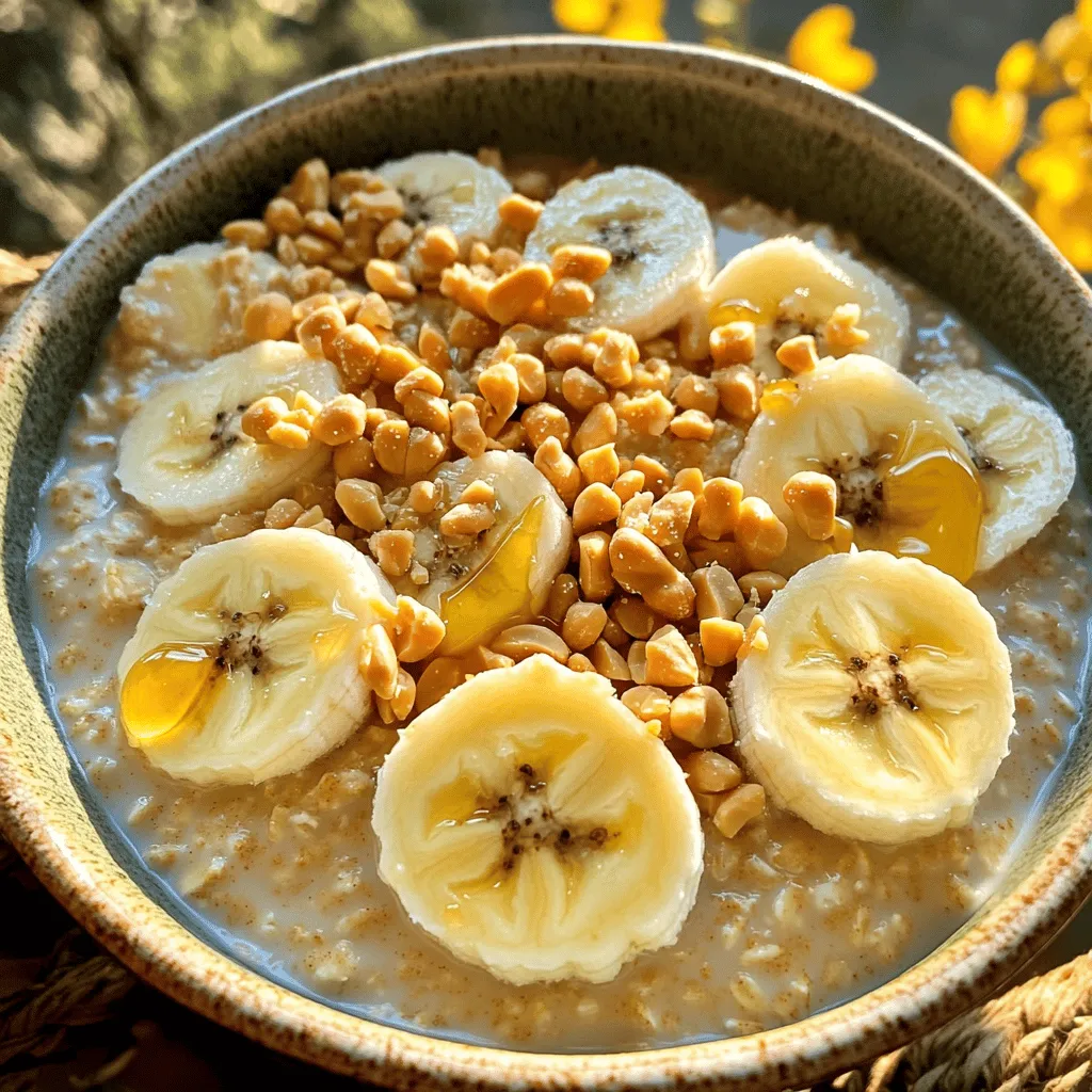 Peanut Butter Banana Overnight Oats Easy Breakfast Idea