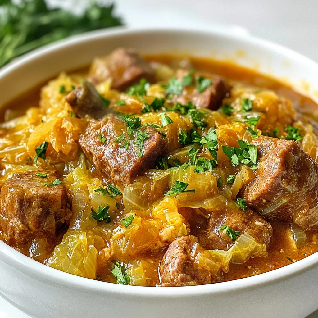 Polish Bigos Stew Hearty and Flavorful Recipe Guide
