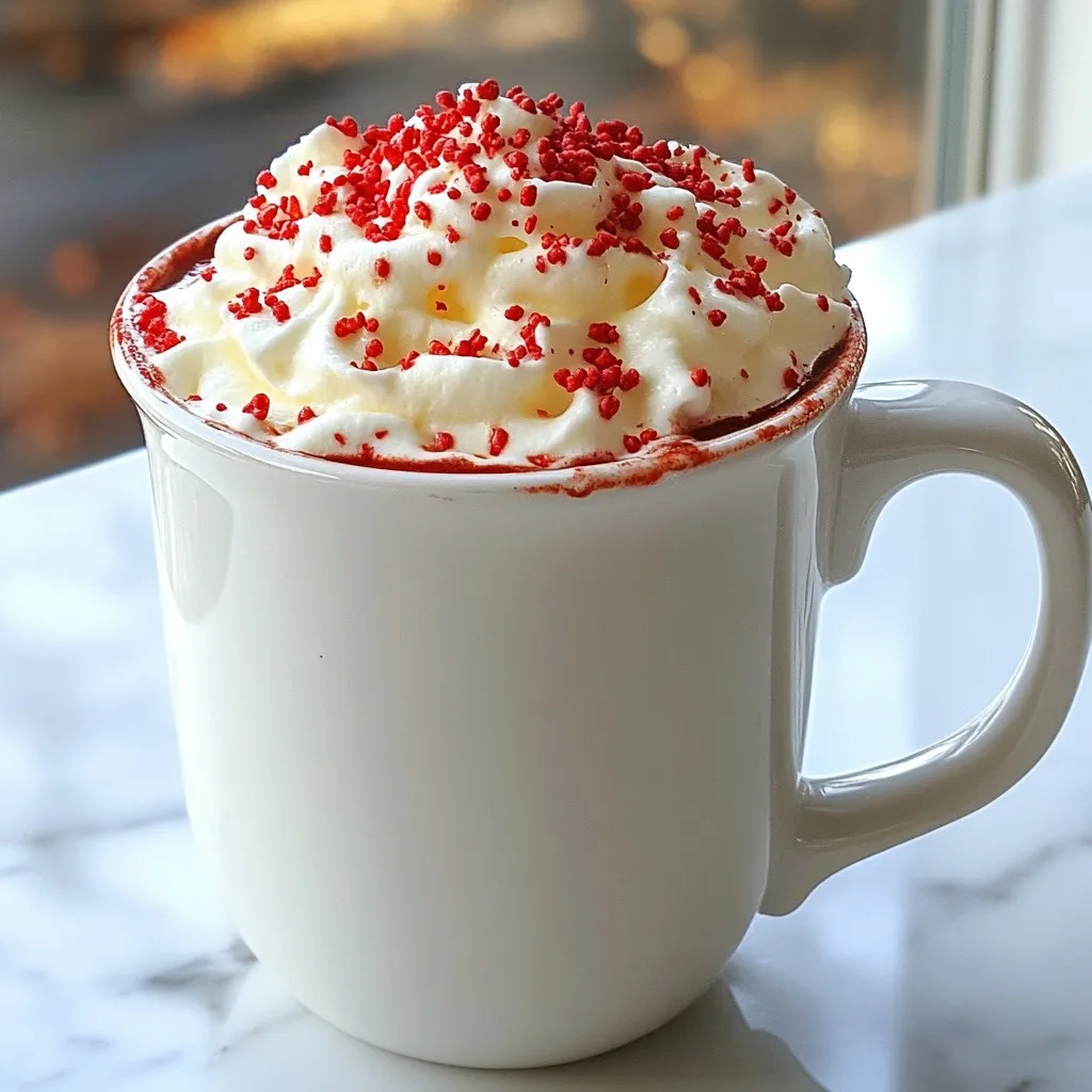 Red Velvet Hot Chocolate Rich and Irresistible Treat
