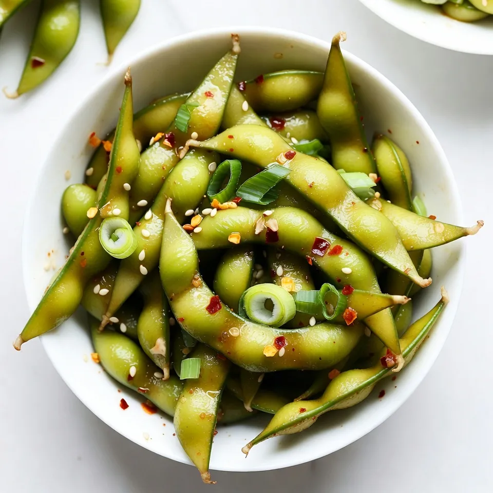 Spicy Garlic Edamame Flavorful and Fast Snack Recipe