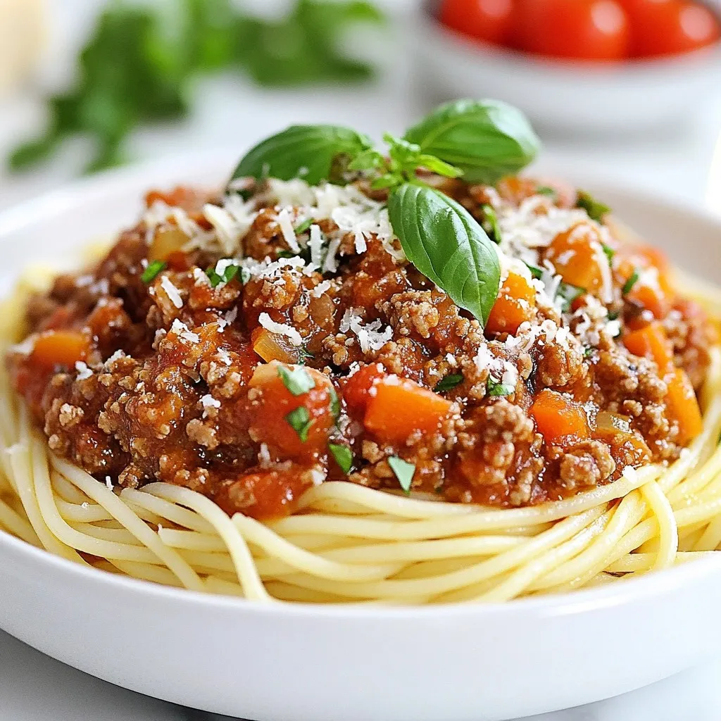 Simple Weeknight Bolognese Quick and Comforting Meal