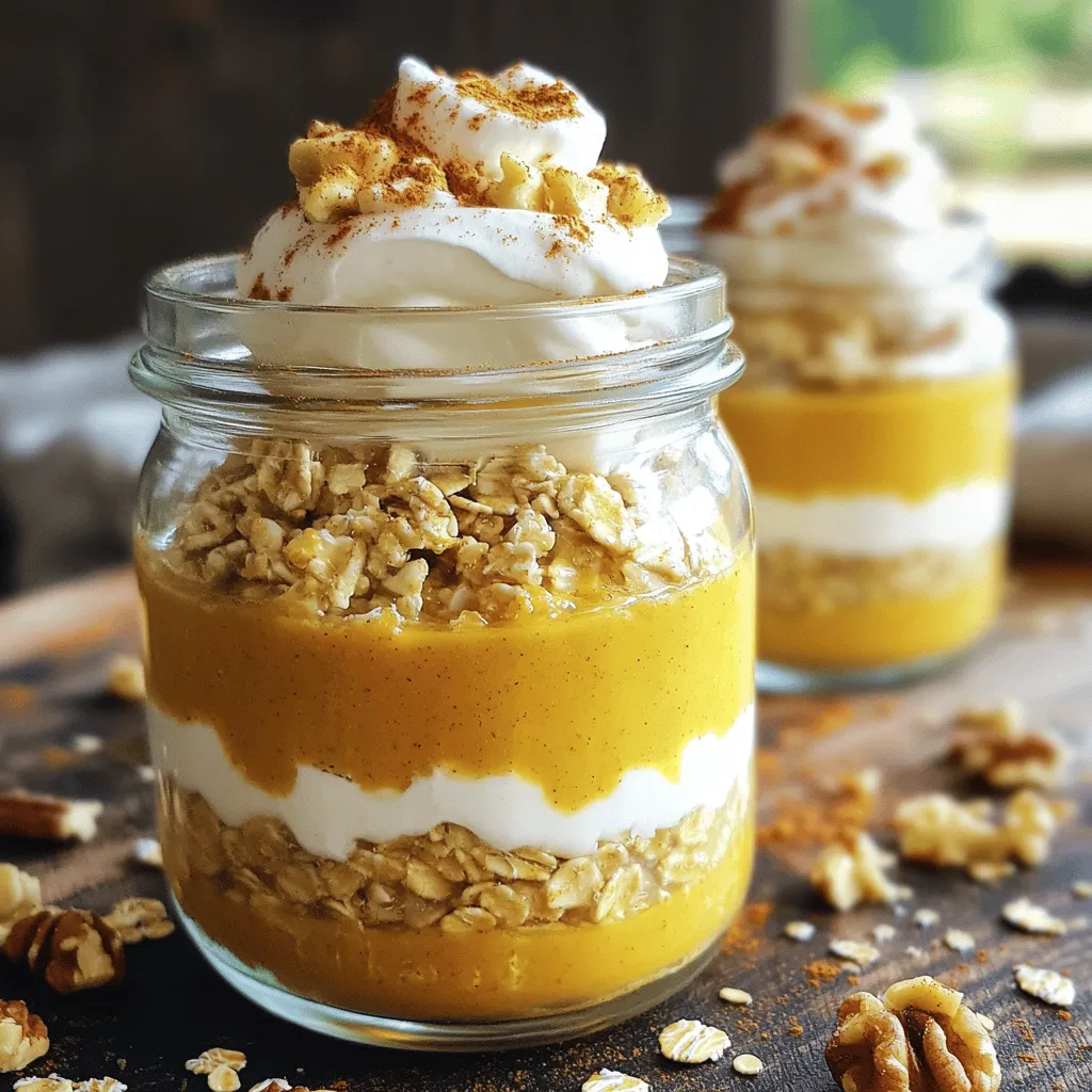 Pumpkin Pie Overnight Oats Comforting Fall Breakfast