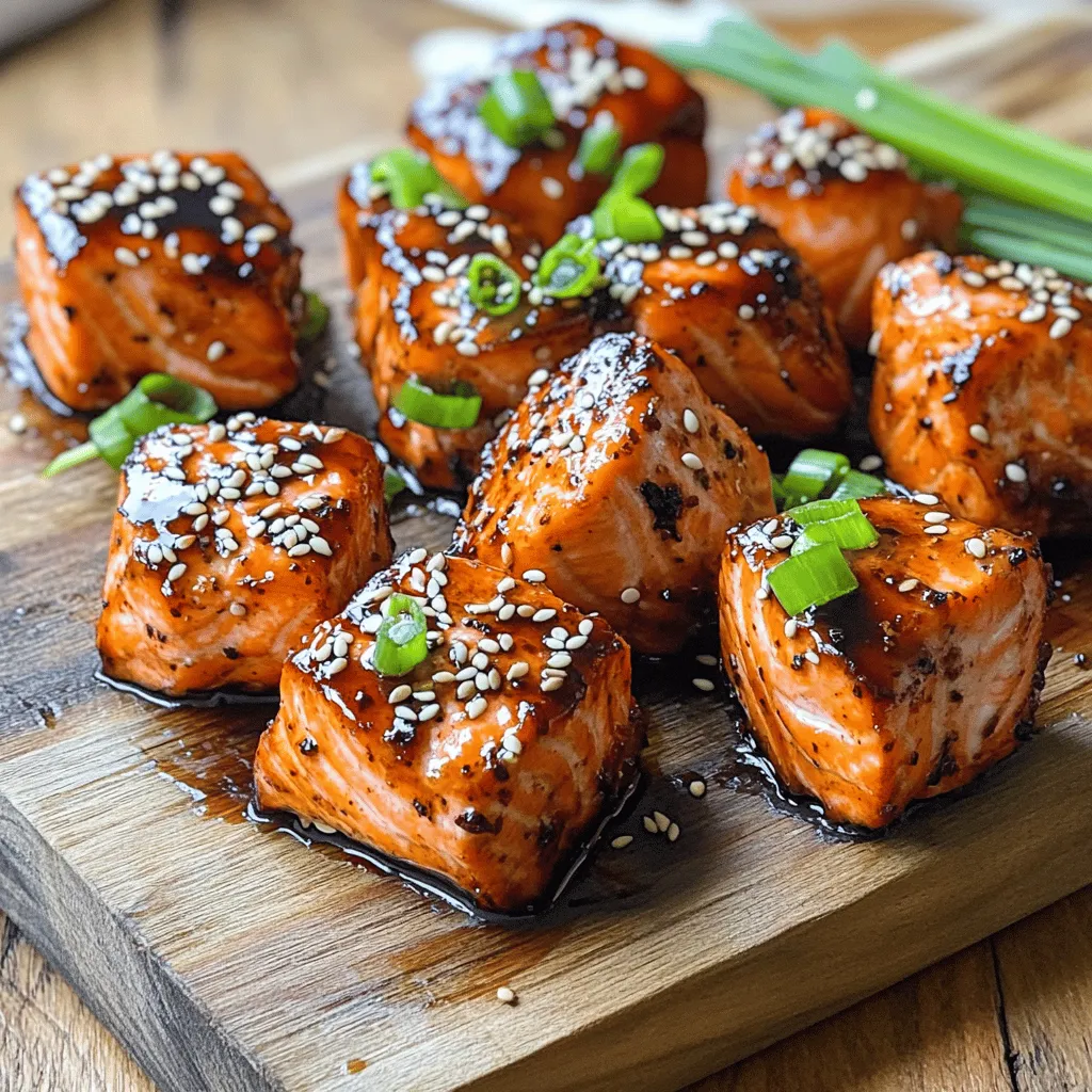 Air Fryer Teriyaki Salmon Bites Quick and Simple Dish
