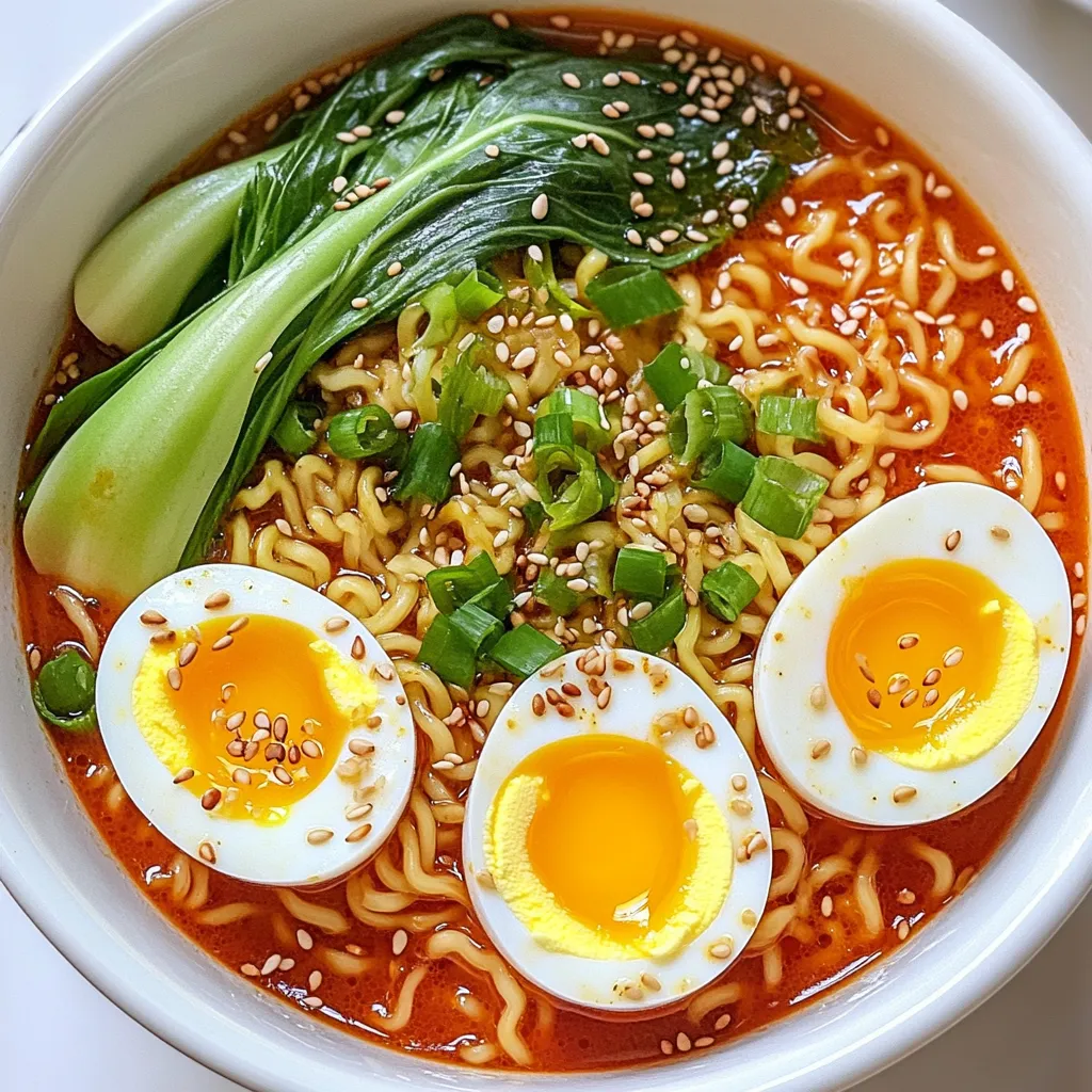 Minute Garlic Chili Ramen Quick and Flavorful Delight