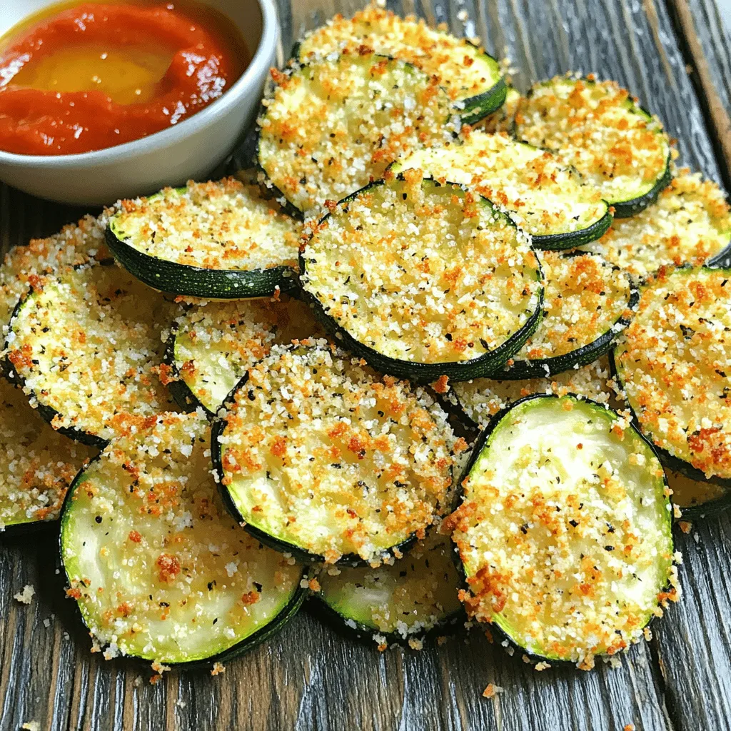 Air Fryer Zucchini Parmesan Chips Crunchy Delight