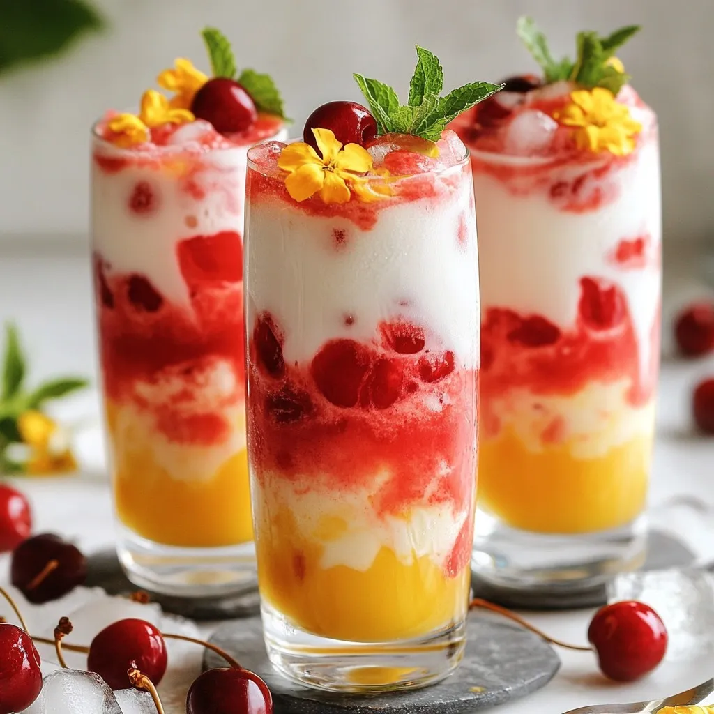 Iced Cherry Chai Refreshing and Flavorful Drink