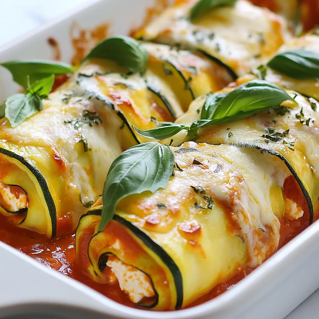 Ricotta Zucchini Lasagna Roll-Ups Simple and Savory