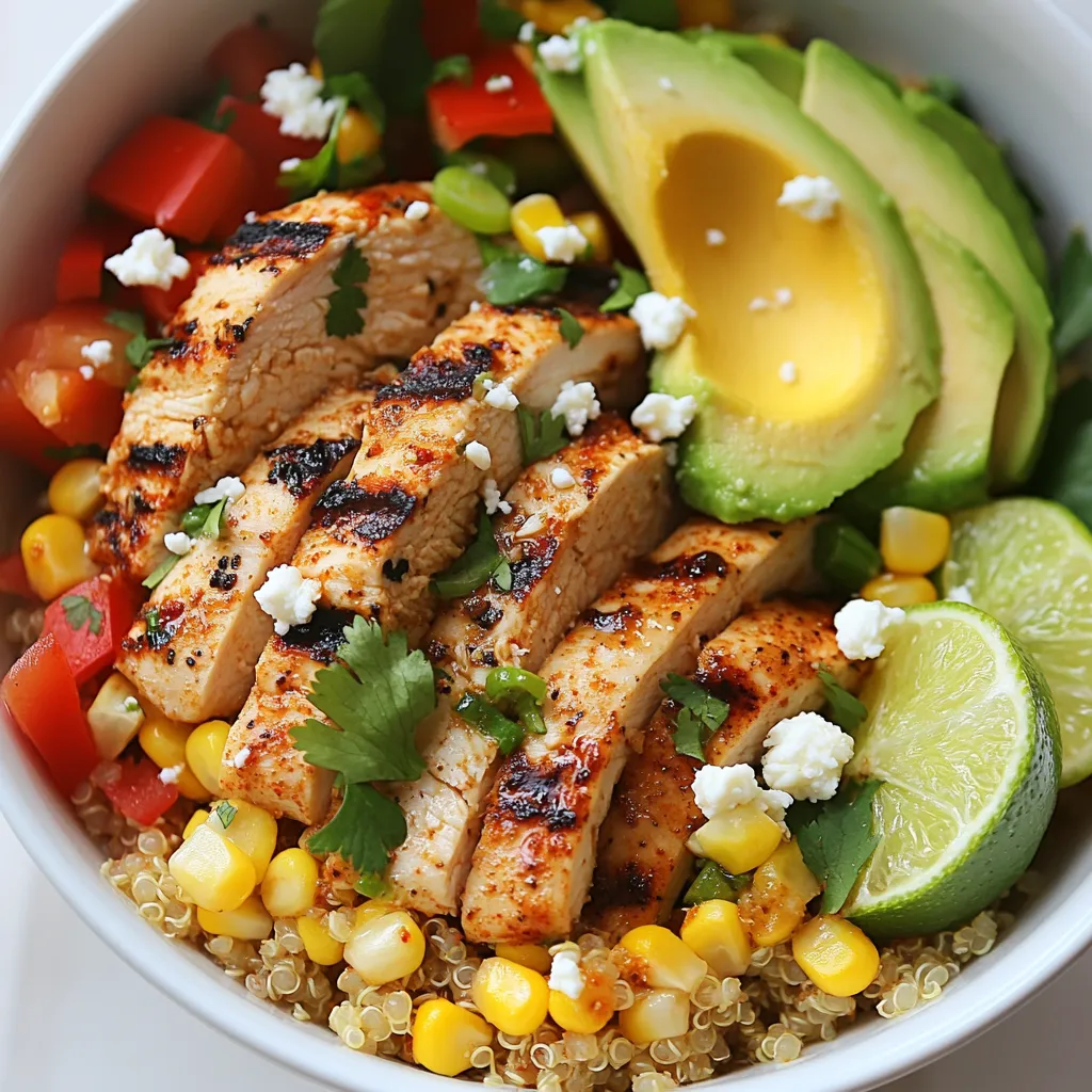 Savory Street Corn Chicken Bowl Quick and Easy Recipe