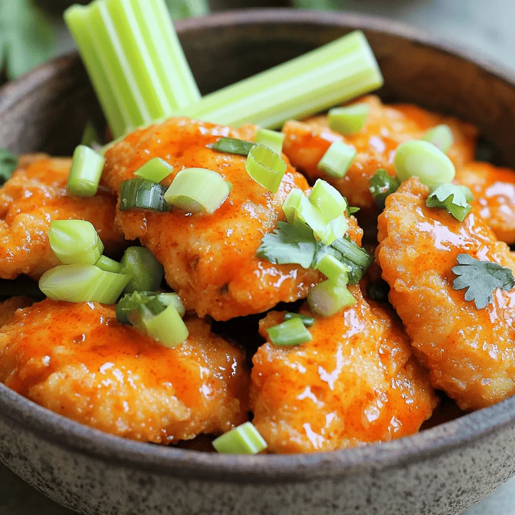 Air Fryer Buffalo Chicken Tenders Crispy and Easy Meal