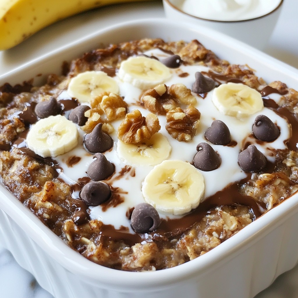 Chocolate Chip Baked Oatmeal Simple and Tasty Dish