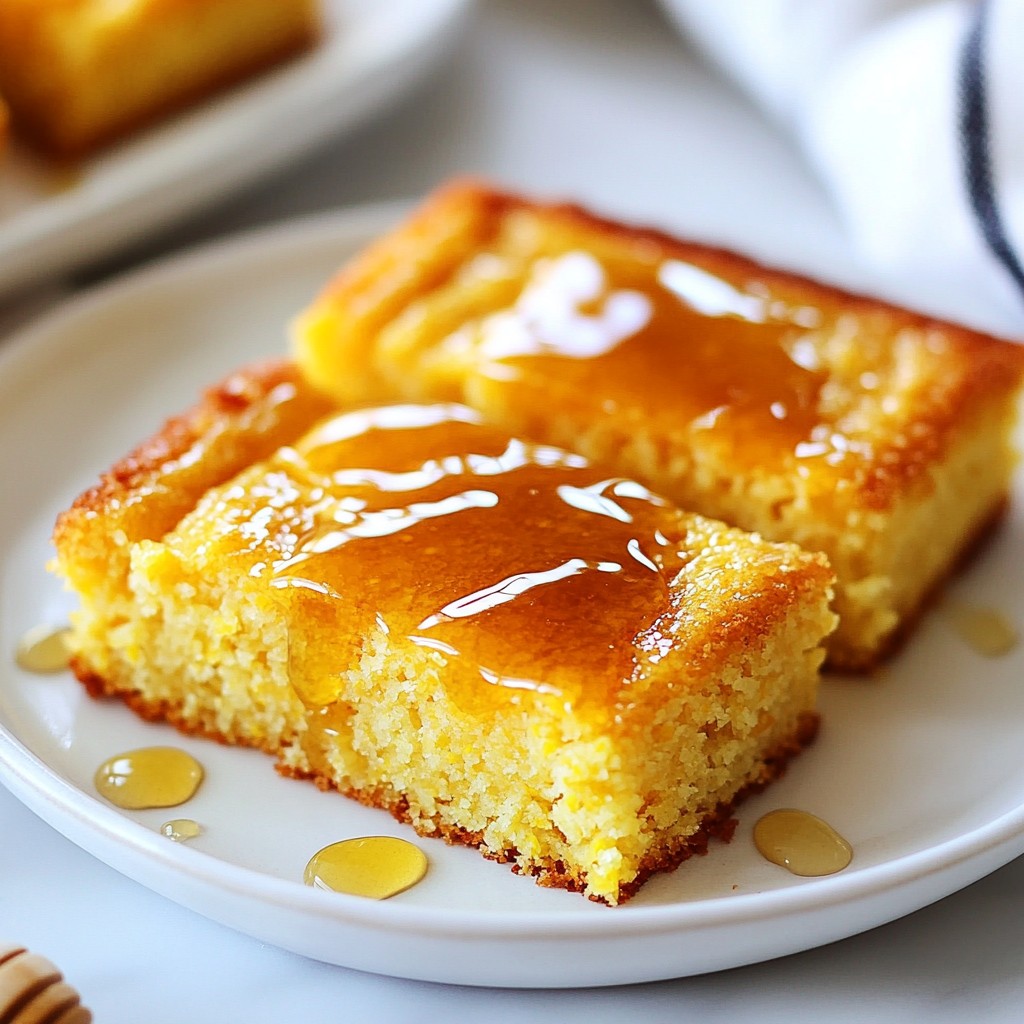 Honey Butter Cornbread Soft and Flavorful Delight