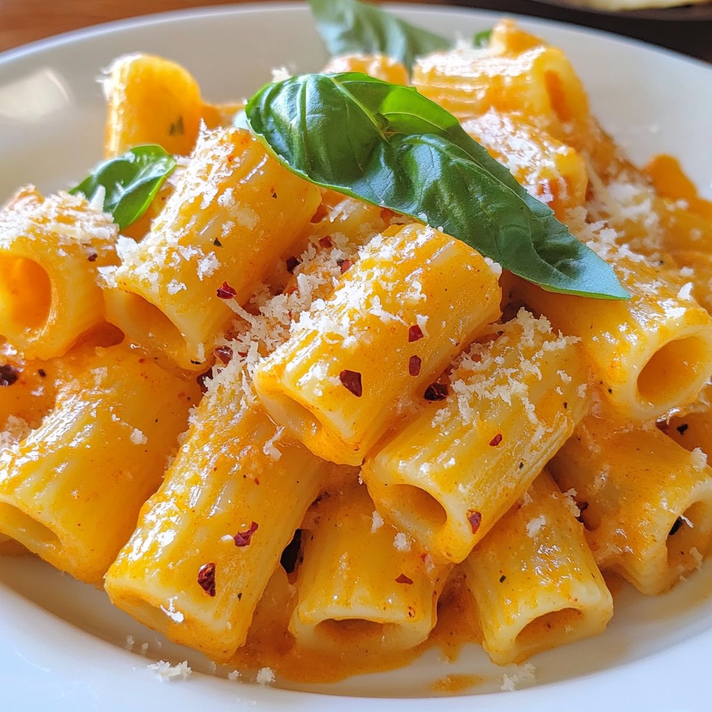 Spicy Rigatoni Vodka Pasta Delightful and Easy Recipe