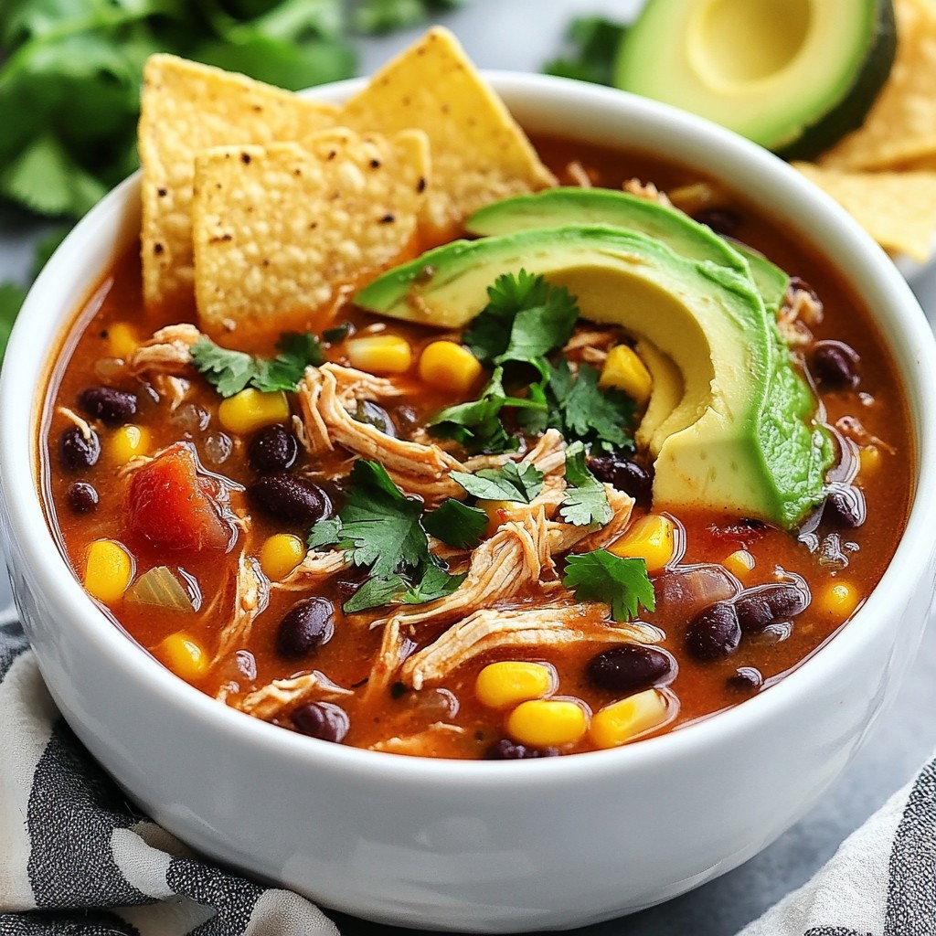 Instant Pot Chicken Taco Soup Flavorful Quick Recipe