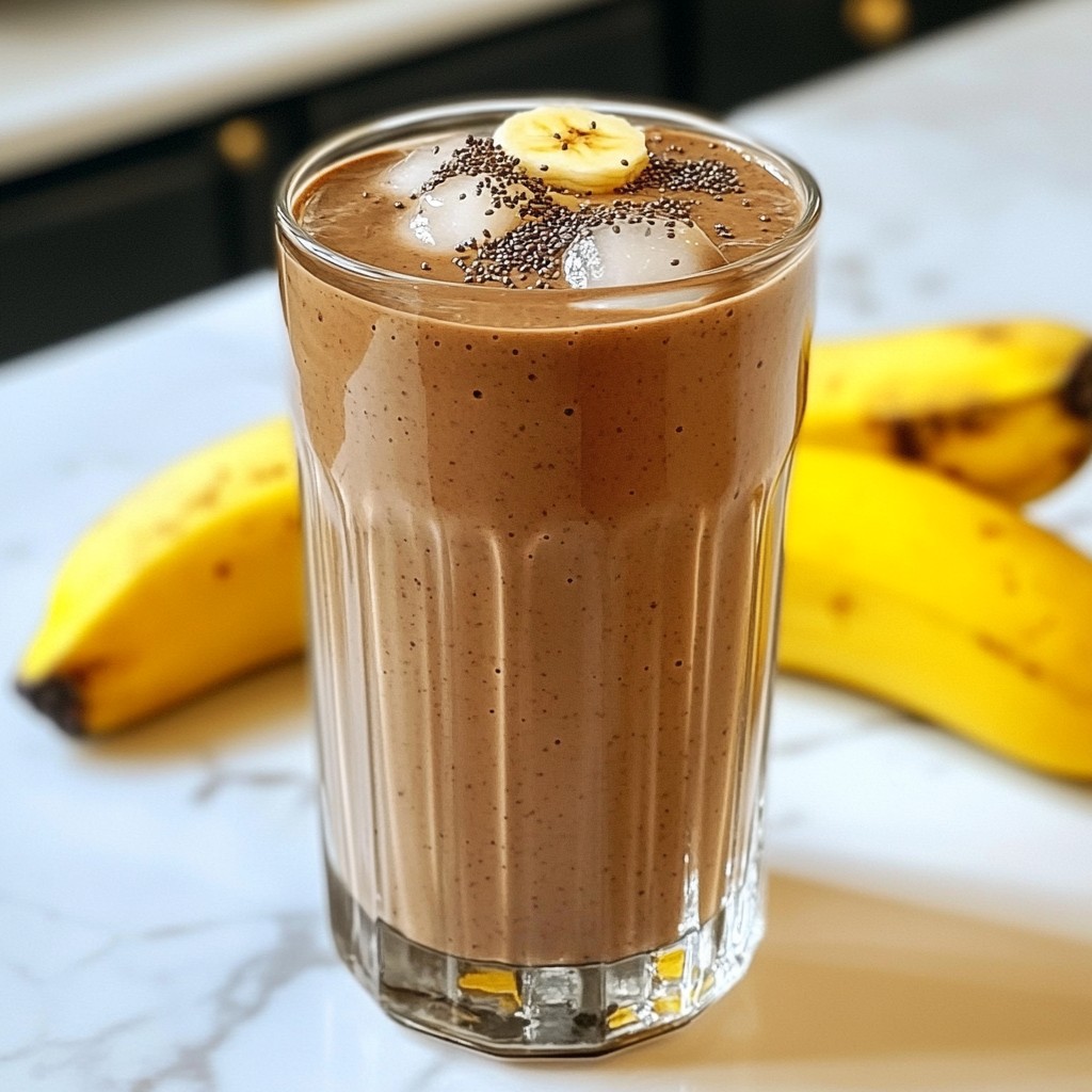 Chocolate Peanut Butter Protein Shake Fuel Boost Idea