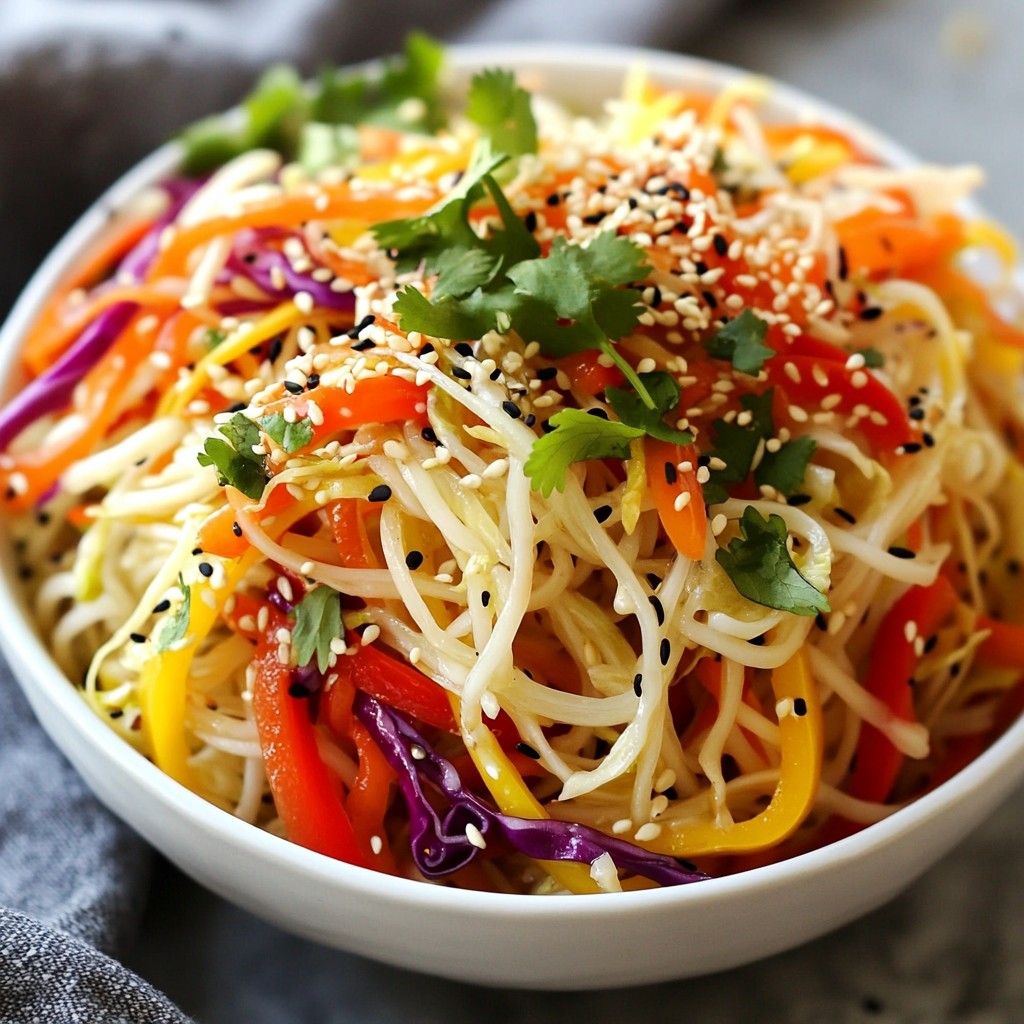 Flavorful Sesame Ginger Noodle Salad Recipe Details
