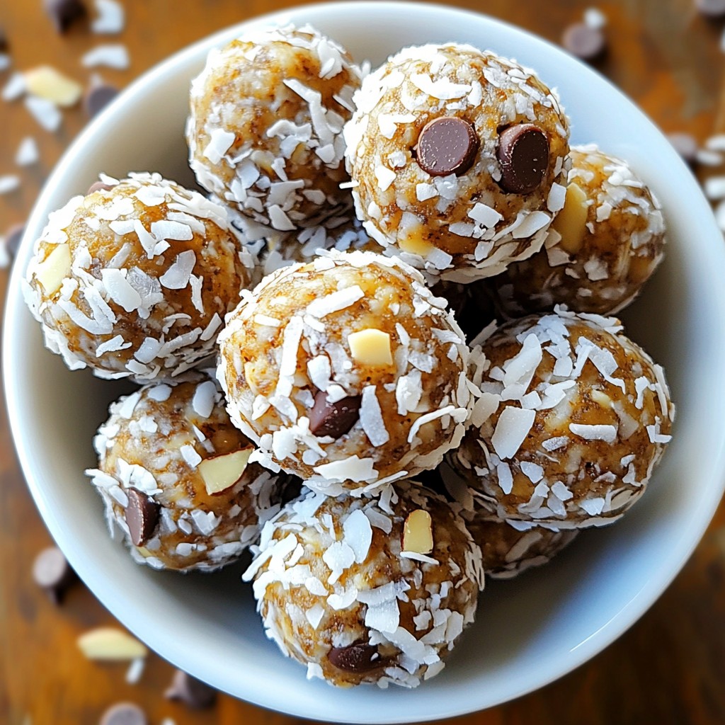 Almond Joy Protein Balls Easy and Tasty Snack Recipe