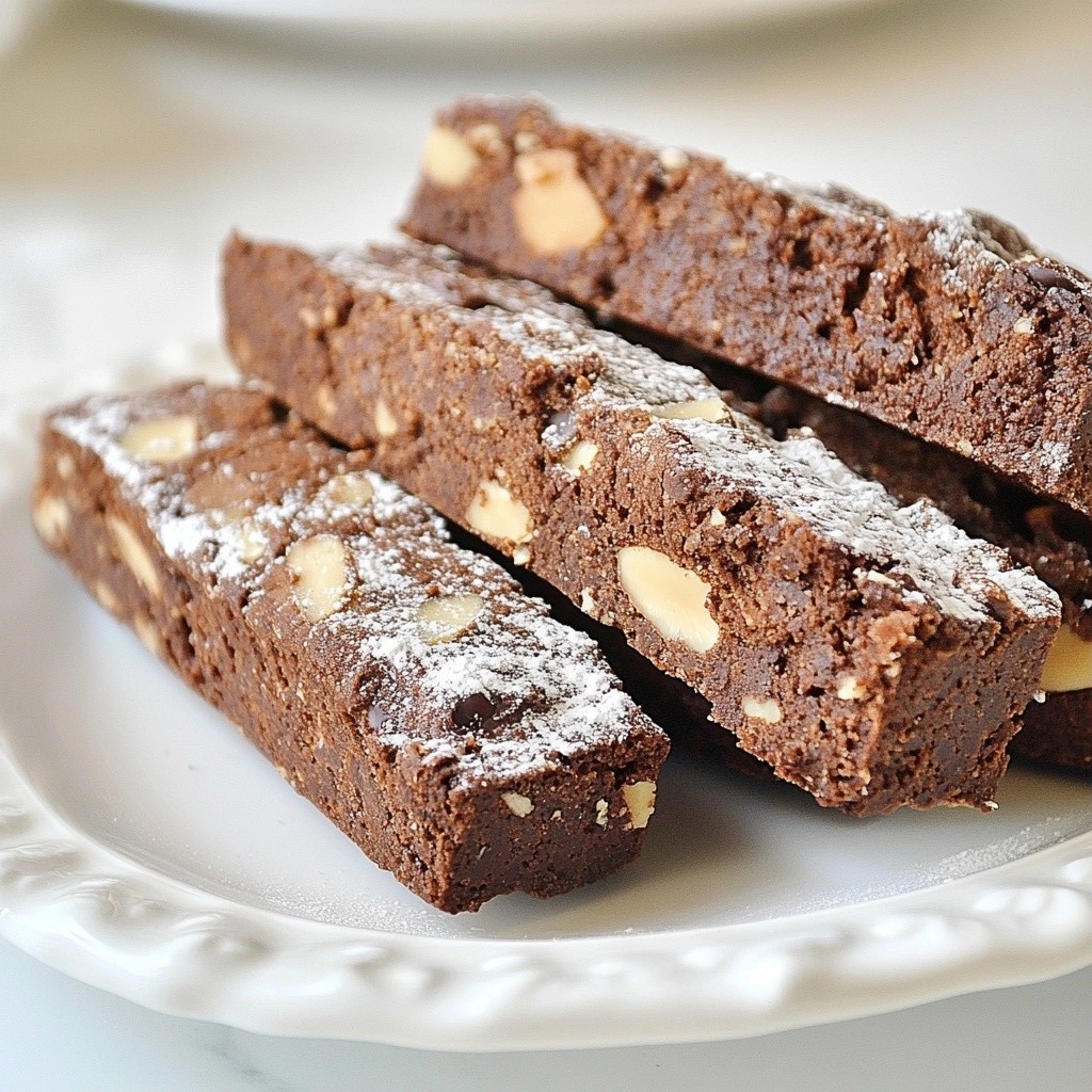 Crunchy Baking Chocolate Almond Biscotti Recipe